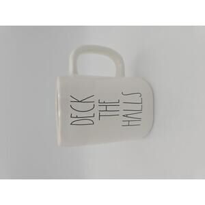 Rae Dunn Deck The Halls Two-Sided Christmas Mug